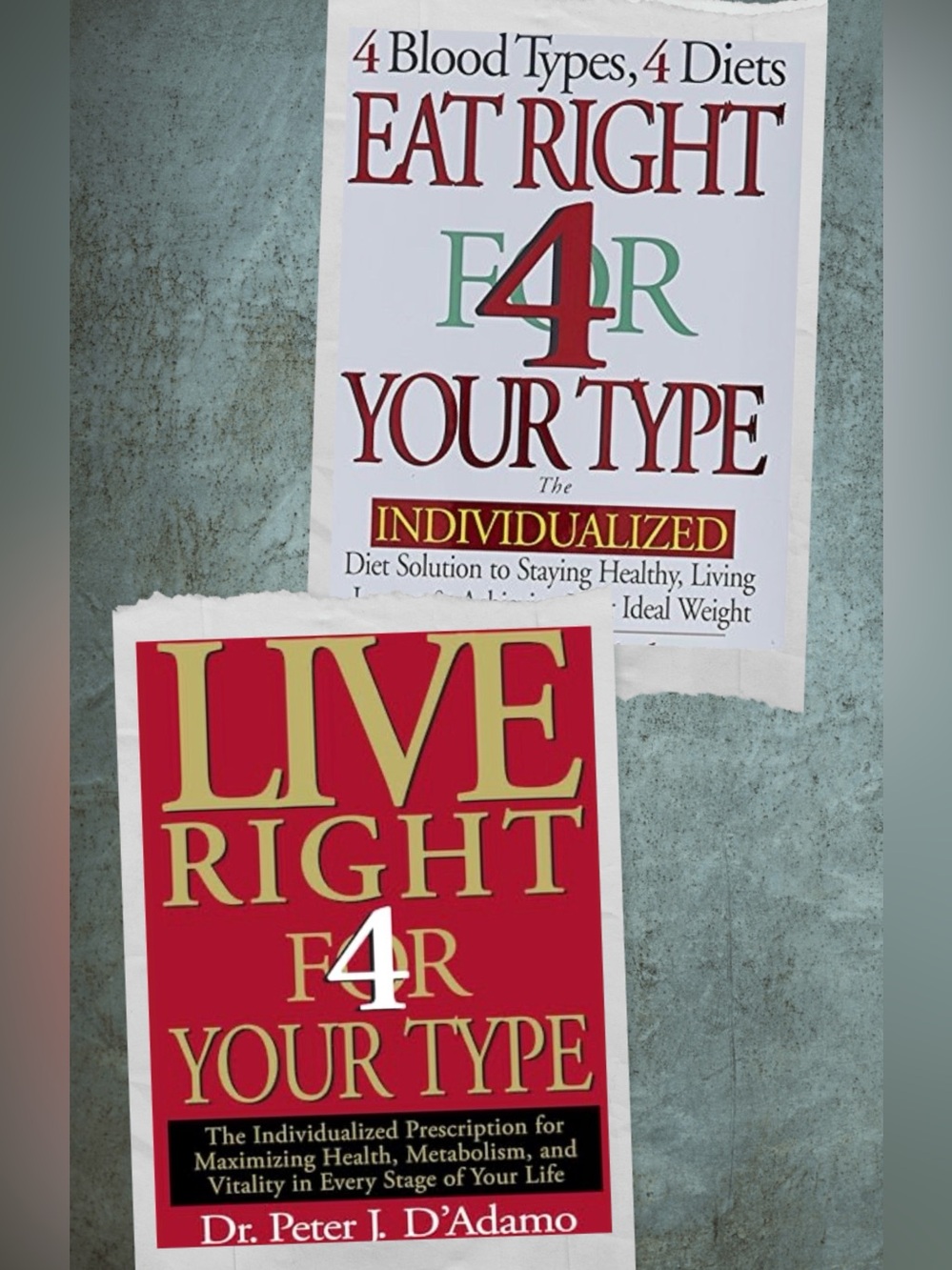 Live Right 4 Your Type Set